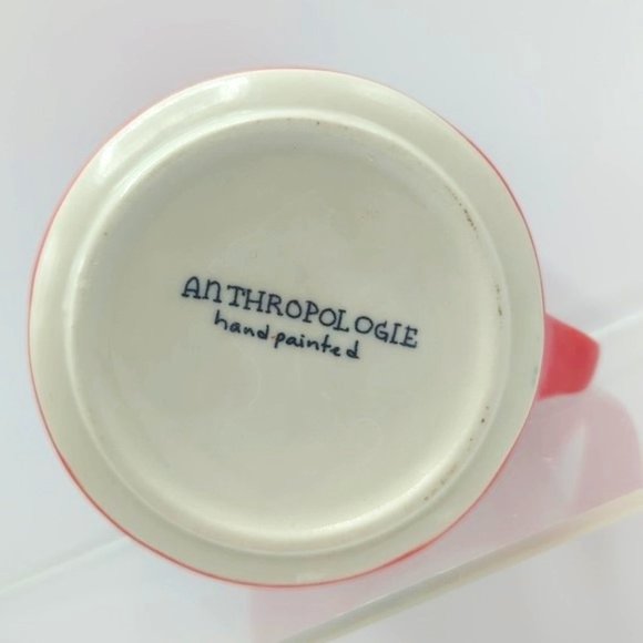 Anthropologie Hand Painted Initial Mug "P" - Picture 6 of 6